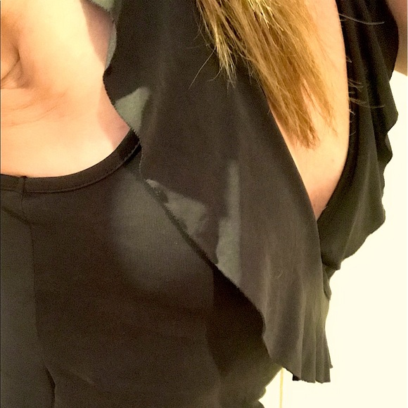 LIRA NWOT black tank top super soft size S. Very flattering around the bust. - Picture 5 of 7